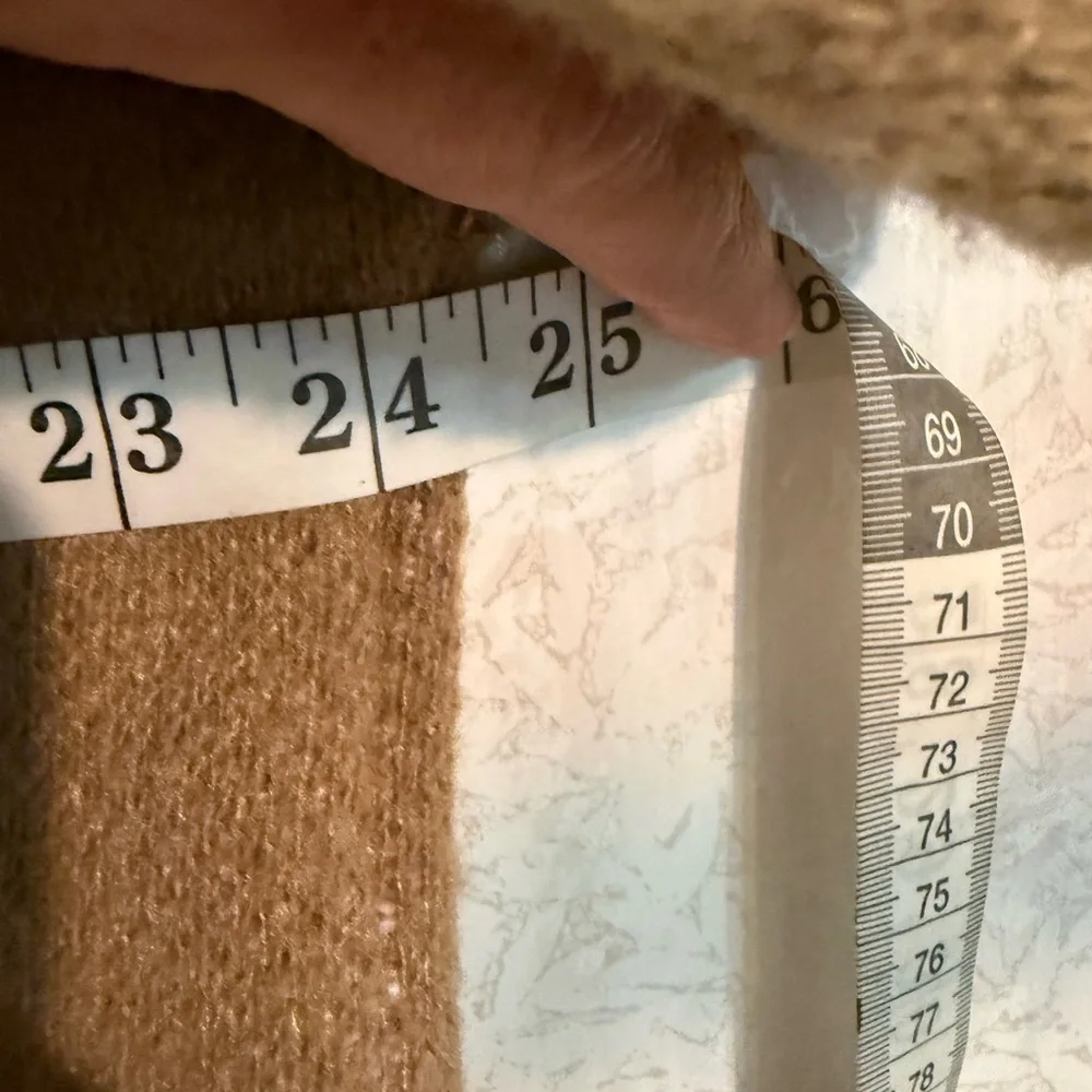 Savanna Jane Boho, Western, Cozy, Button Front Brown Floral Cardigan, Sz Large - Picture 5 of 8